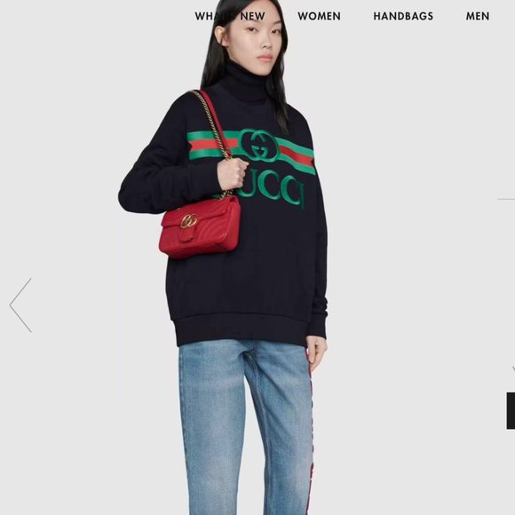 GUCCI Mini GG Marmont Matelassé Shoulder Bag "FIRM PRICE" - Picture 5 of 15